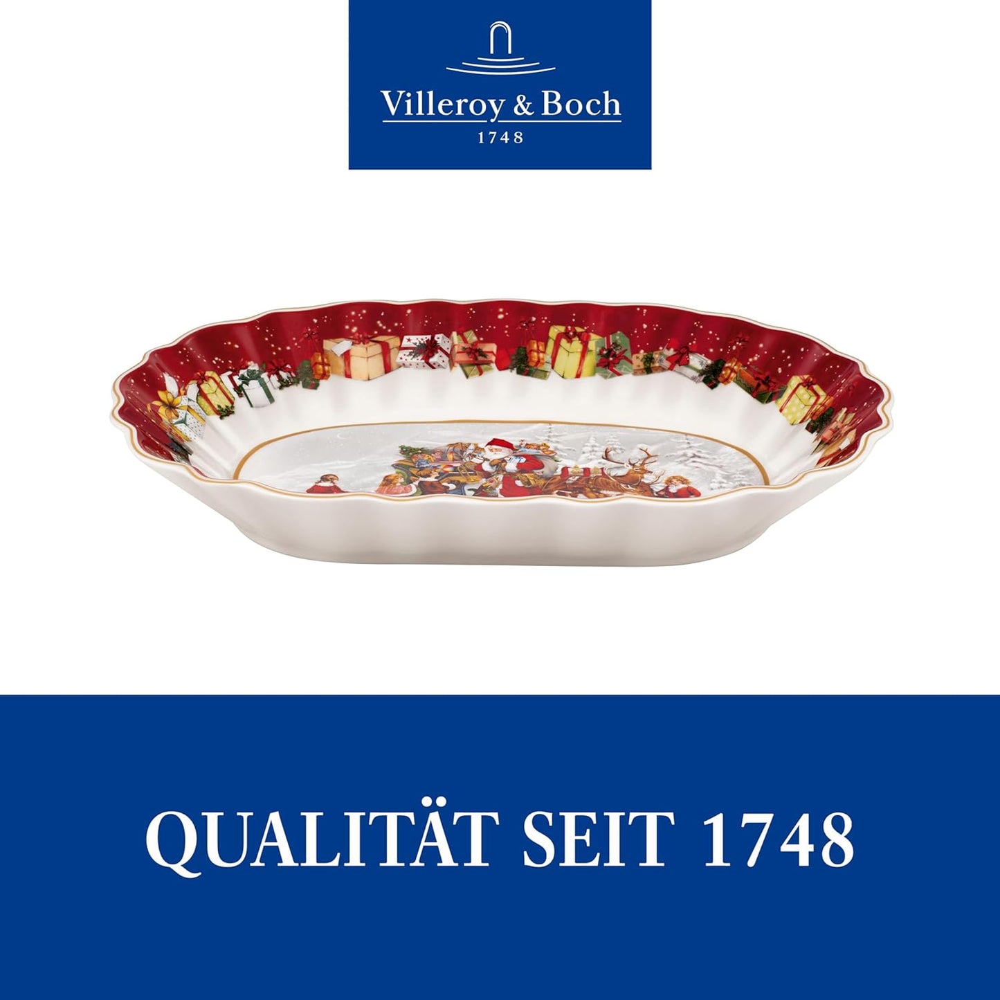 Villeroy & Boch 14-8332-2556 Pastry Plate, Porcelain, Red