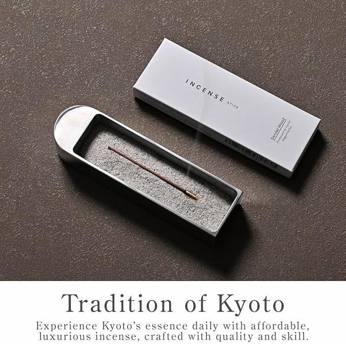 Kyoto Green Tea Incense Sticks - Japanese Temple Aroma, Ideal for Relaxation & Meditation, Approx. 60 Sticks (0.044 Pounds) - Premium Quality Incense for Spiritual & Home Use Nagomikobo