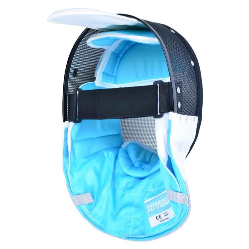 Foil Fencing Mask - 350N Mask with Removable Lining - CE Certified Foil Fencing Helmet (Removable Lining, Large)