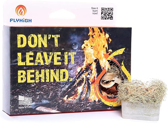 Flyhigh Fire Cubes: Quick Ignition, Eco-Friendly, Waterproof. Perfect for Camping, BBQs, and Fireplaces. Come Experience T...