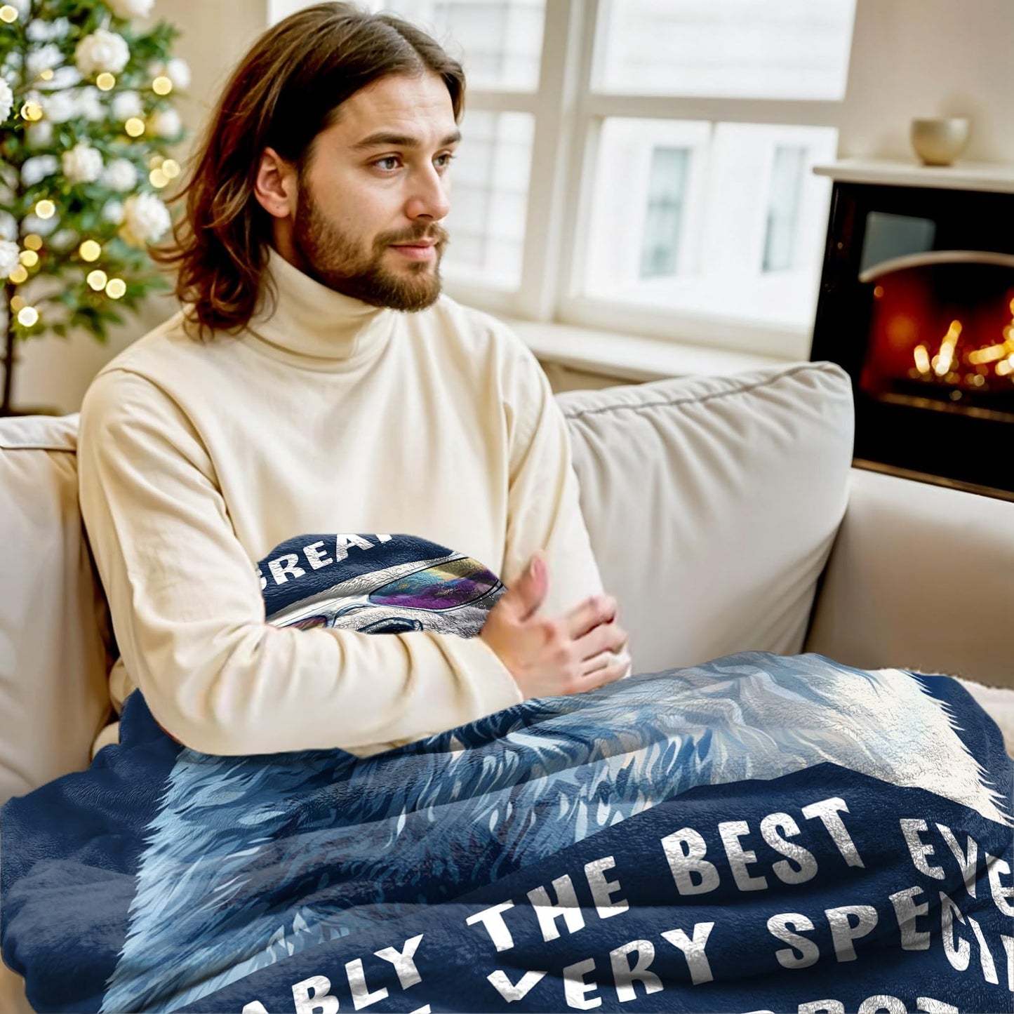 Hudiegify Gifts for Brother, Brother Graduation Presents, Brothers Birthday Gifts, Present for Brothers Step/Half, Father's Day Funny Blanket 60"x50"