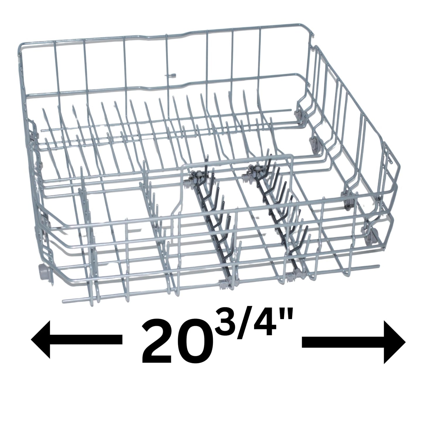 Lower Dishwasher Crockery Basket Rack. Compatible with Bosch & Thermador 20007189. Fits Specific Models only. 21 5/8" Deep.