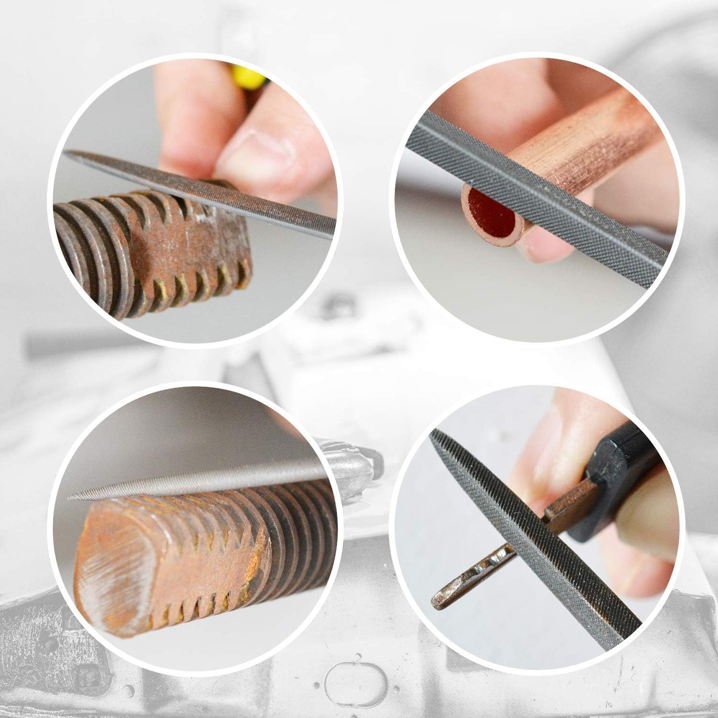 VASTOOLS Deburring Tool for 3D Printer,18pcs,10pc Multiuse Blades Removing Burr,6Pcs Needle File,Micro Wire Cutter for 3D Print, Plastic Models