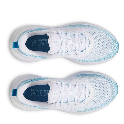 Under Armour Women's Infinite, (105) White/Ether Blue/White, 8, US