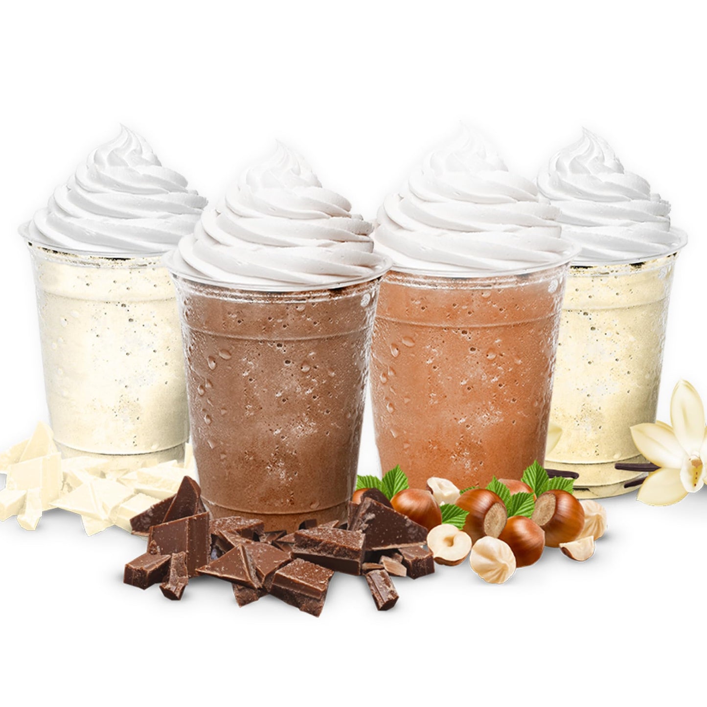 Gosh That’s Good! Sugar-Free Amaze-O-Mix Blender Base 2 lb – Vanilla Flavored, Low-Calorie, Low-Carb, Lactose-Free Smoothie & Frappe Powder for Coffee Shops, Iced Blends & Custom Drink Recipes