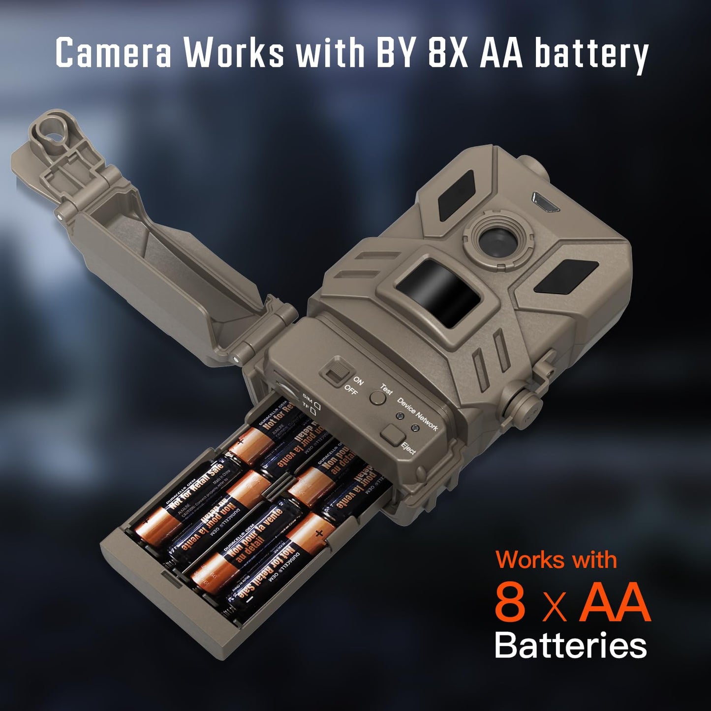 Outdoor Expert 4G Cellular Trail Camera,36Mp Hunting Camera With No Glow 940Nm Ir Led Night Vision,Hd Video Ip66 Waterproof Game