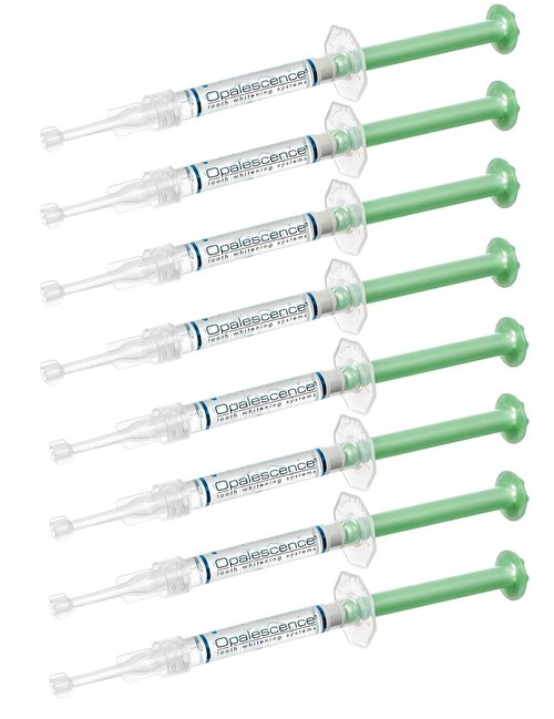 Opalescence 10% Teeth Whitening Kit - Gel Syringes Refills - Low Sensitivy (8 Units) - Fluoride, Carbamide Peroxide - Made in The USA by Ultradent 5211-4