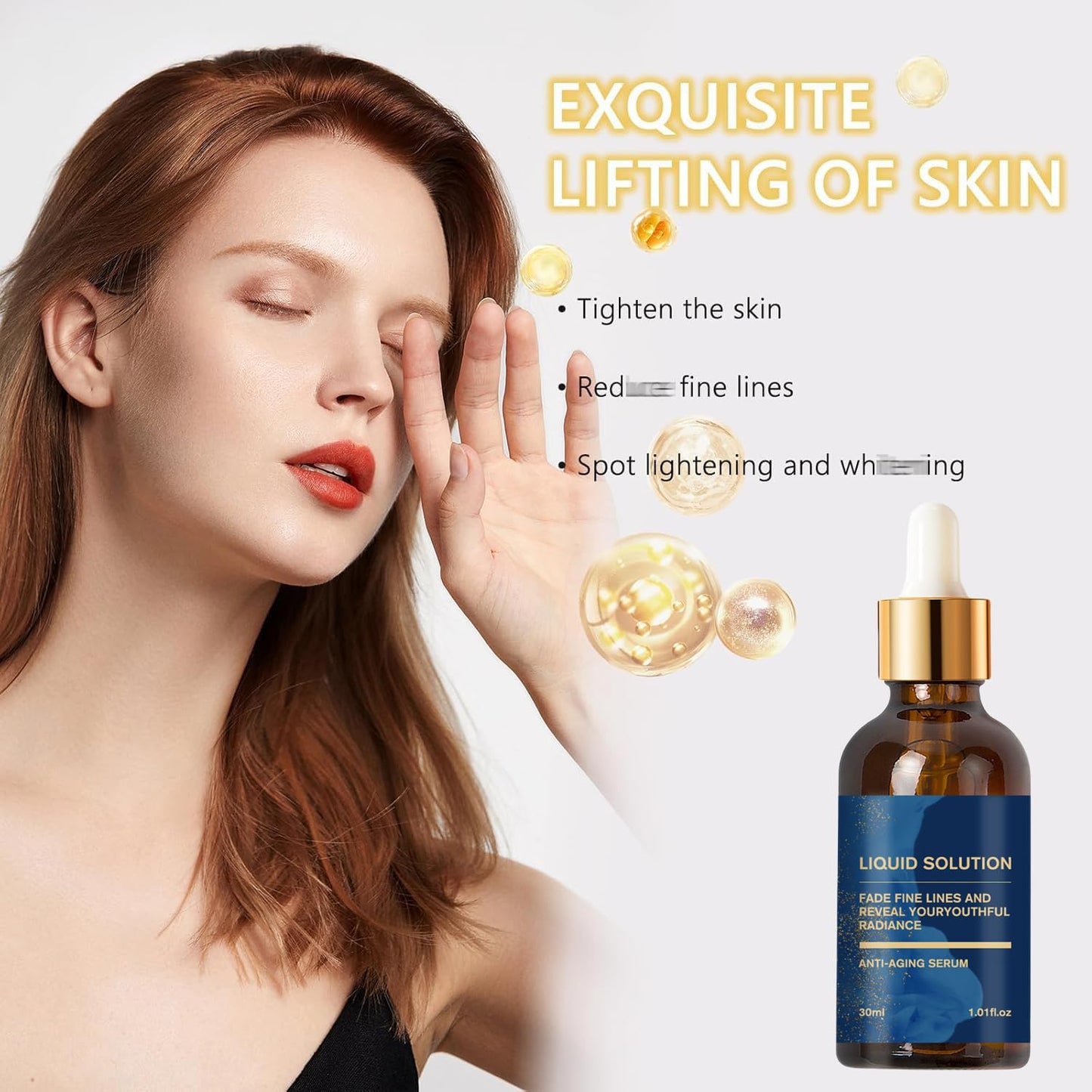 Liquid Solution Anti Aging Serum, Olavita Serum Facial Serum, Vitamin C & E Serums, Anti Aging Face Tightening, Boost Skin Colla
