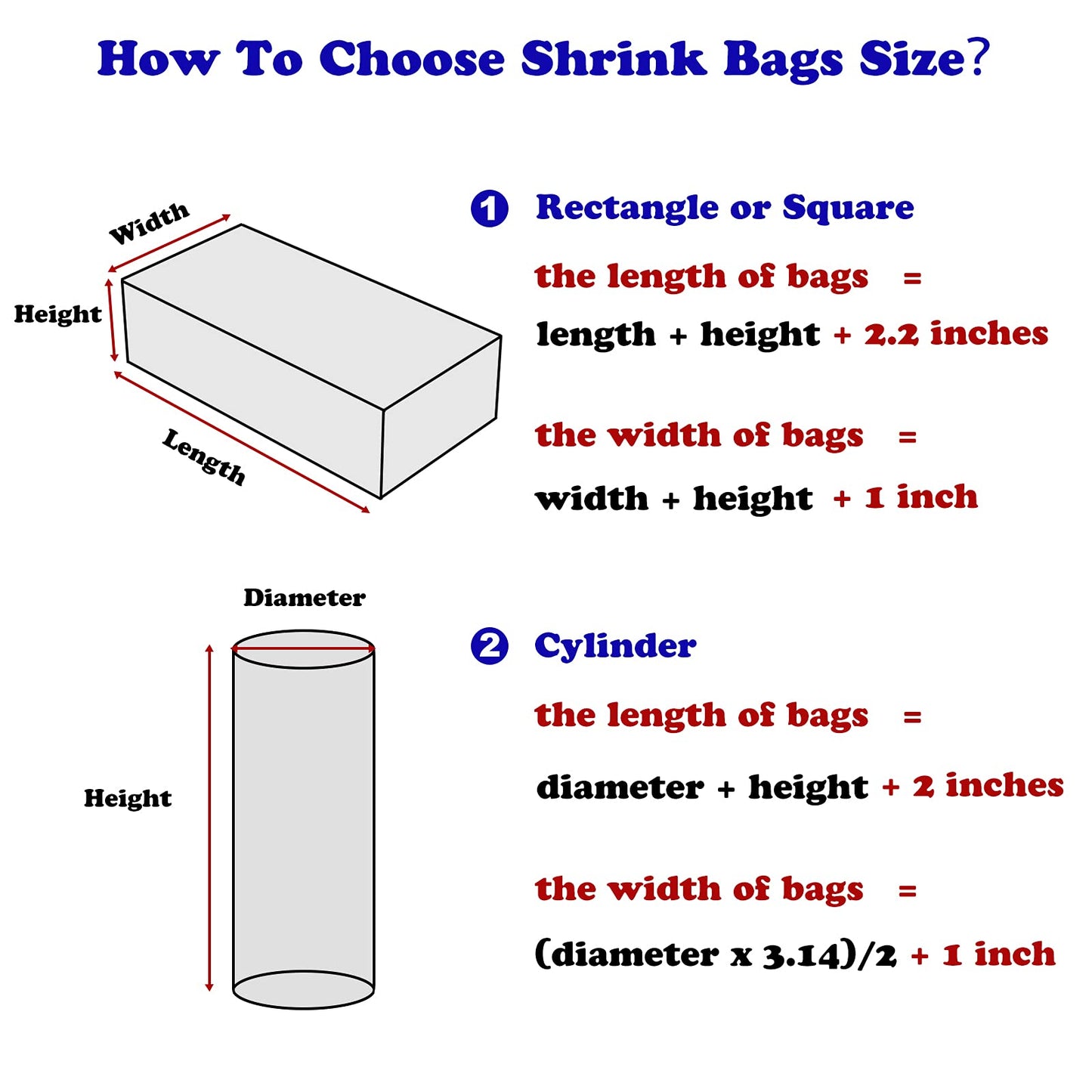 Shrink Wrap Bags,100 Pcs 13x19 Inches Clear PVC Heat Shrink Wrap for Gift Baskets