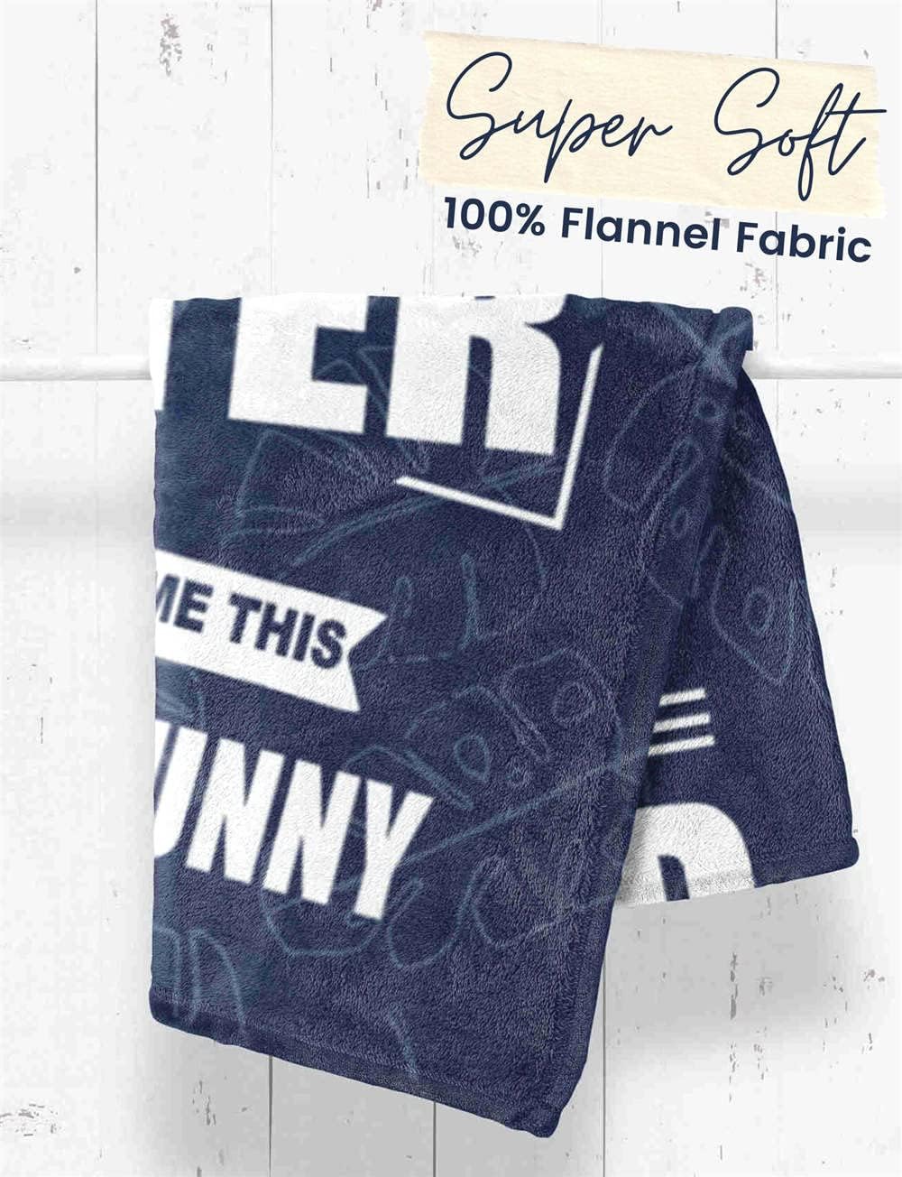 InnoBeta Gifts for Brother Adult from Sister, Bed Flannel Blankets Throws for Brothers for Birthday, Christmas (50"x 65") - Awesome Sister