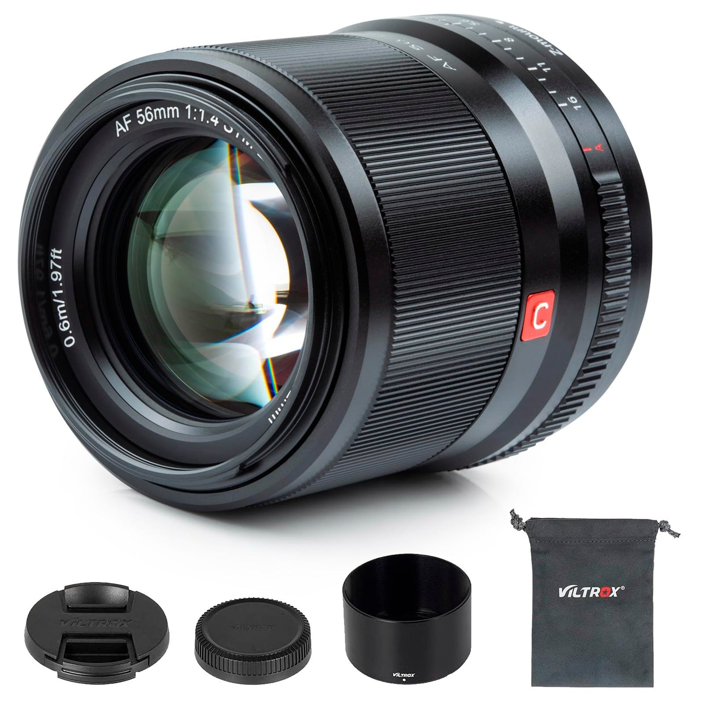 Viltrox 56Mm F/1.4 F1.4 Auto Focus Large Aperture Aps-C Lens For Nikon Z-Mount Camera Z5 Z50 Z6 Z6Ii Z7 Zii