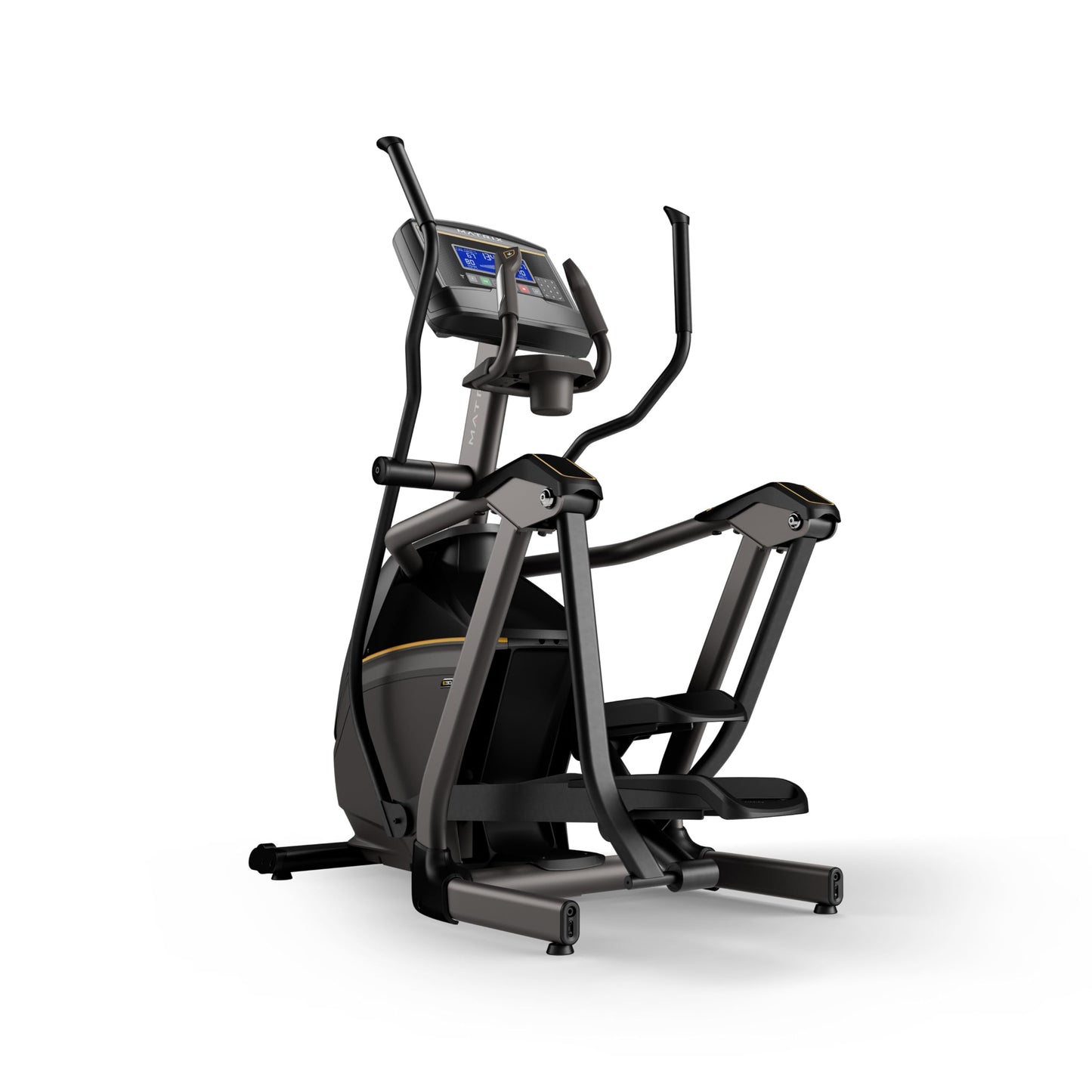 Matrix Fitness E30 Elliptical with XR | 8.5" LCD | Low Impact Workouts, Full Body Cardio, High Calorie Burn | Space Saving Compact Design, Suspension Elliptical