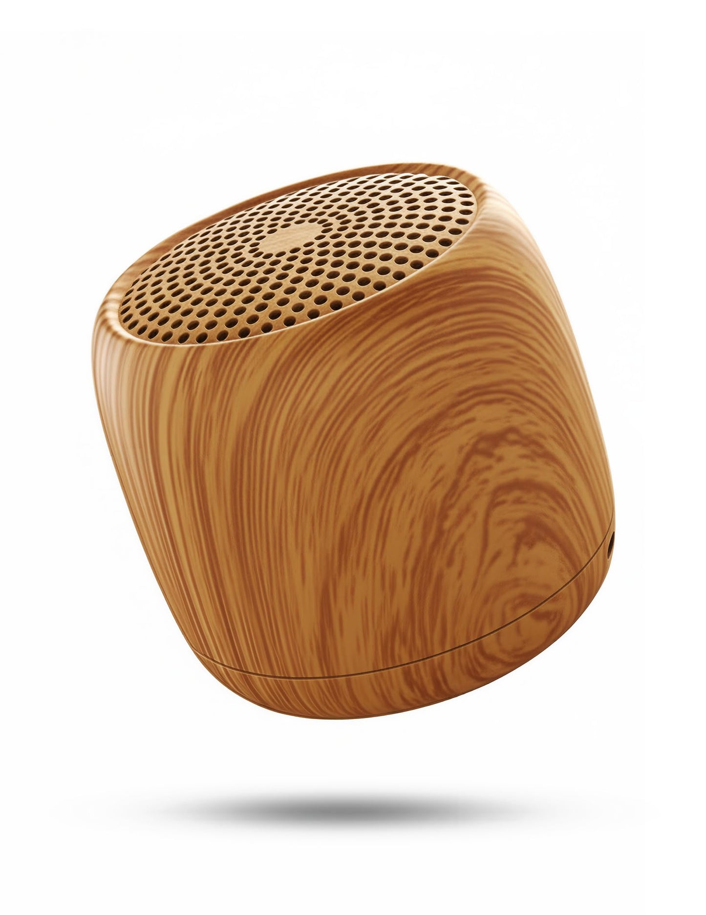 Babelio White Noise Sound Machine (Pocket Mini Pro) | 1000mAh Large Battery, 25 Non-looping Sounds for Adults, Kids & Babies, Timer, Memory Function, Pocket-Sized & Travel Essentials, Wood Grain