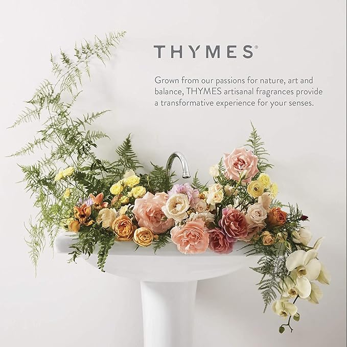 Thymes Hand Wash Refill - Lightly Scented Liquid Hand Soap for Bathroom and Kitchen Refill - Moisturizing Formula with Natural Ingredients (Goldleaf Gardenia, 24.5 fl oz)