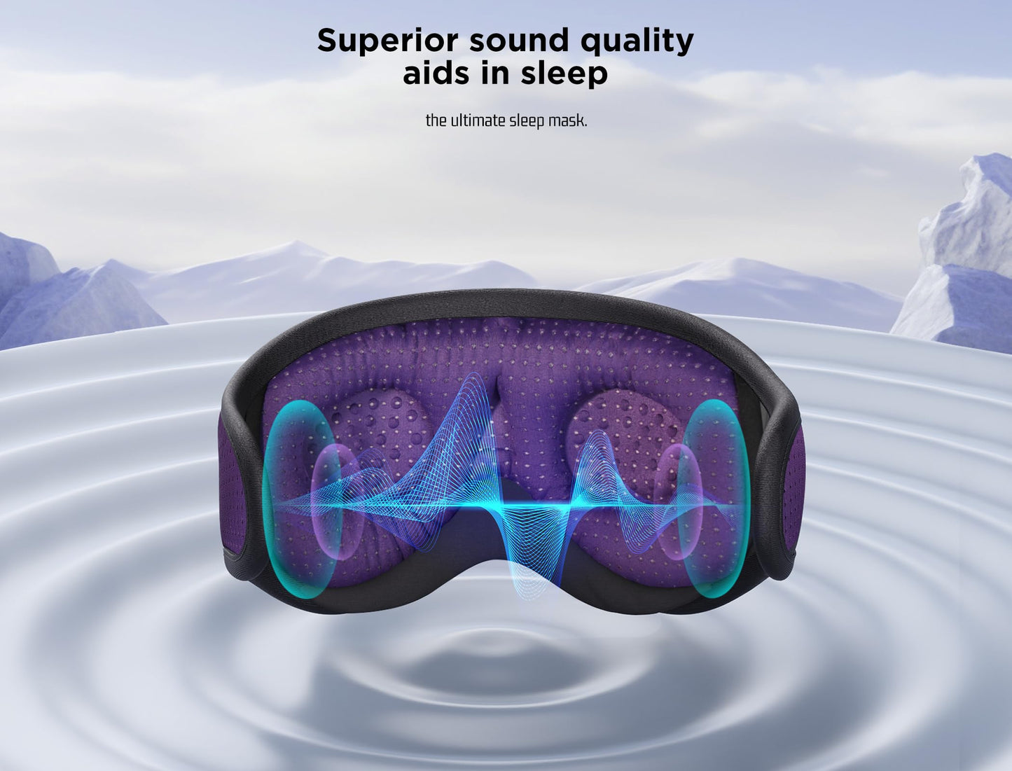 LC-dolida Sleep Mask with Bluetooth Headphones Bluetooth Sleep Mask Sleep Headphones,3D Eye Mask for Sleeping Mask Music Sleeping Headphones for Side Sleepers Meditation Gifts Gadgets for Men Women