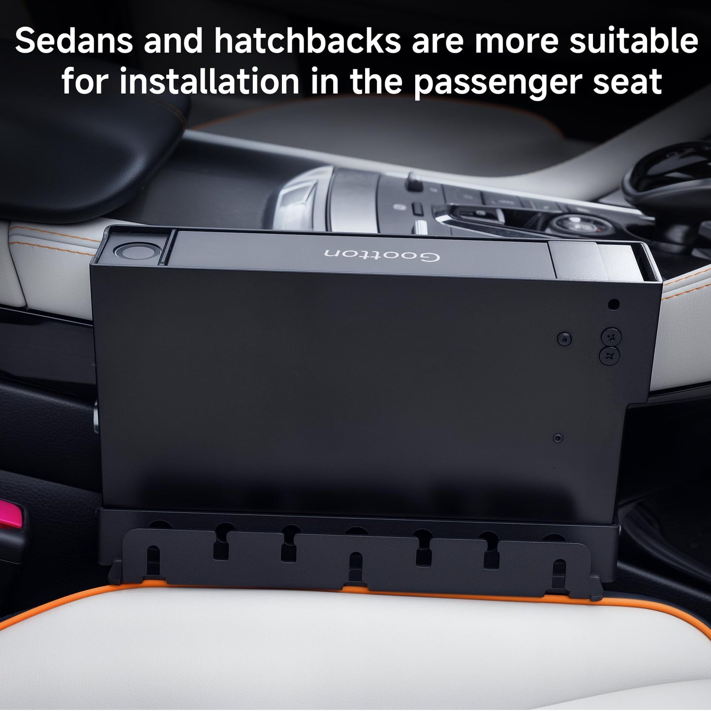 Vehicle Gun Safe for Handgun with Fingerprint, Keypad, Key, Biometric Car Gun Safe for Pickup, SUV, Truck, Large Sedan and Hatchback, Quick Access Auto Pop-Up Pistol Safe for Nightstand Beside