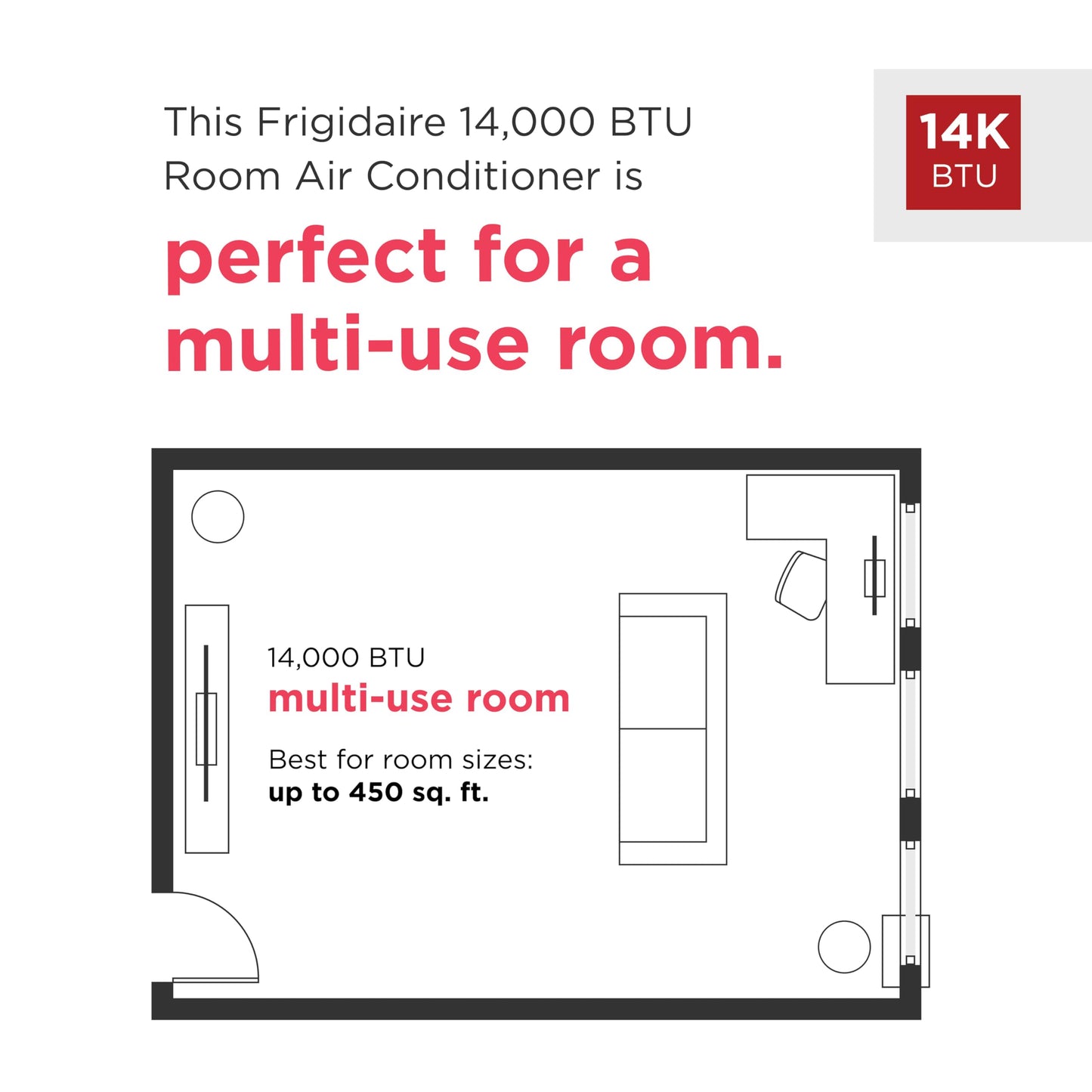 Frigidaire 14k Portable w/Wifi
