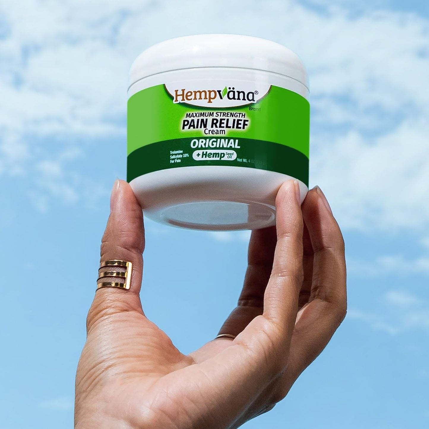 Hempvana Maximum Strength Relief Cream. Hemp Seed Oil for Muscles & Joints, AS SEEN ON TV, Odor-Free, Non-Greasy, Long-Lasting Relief