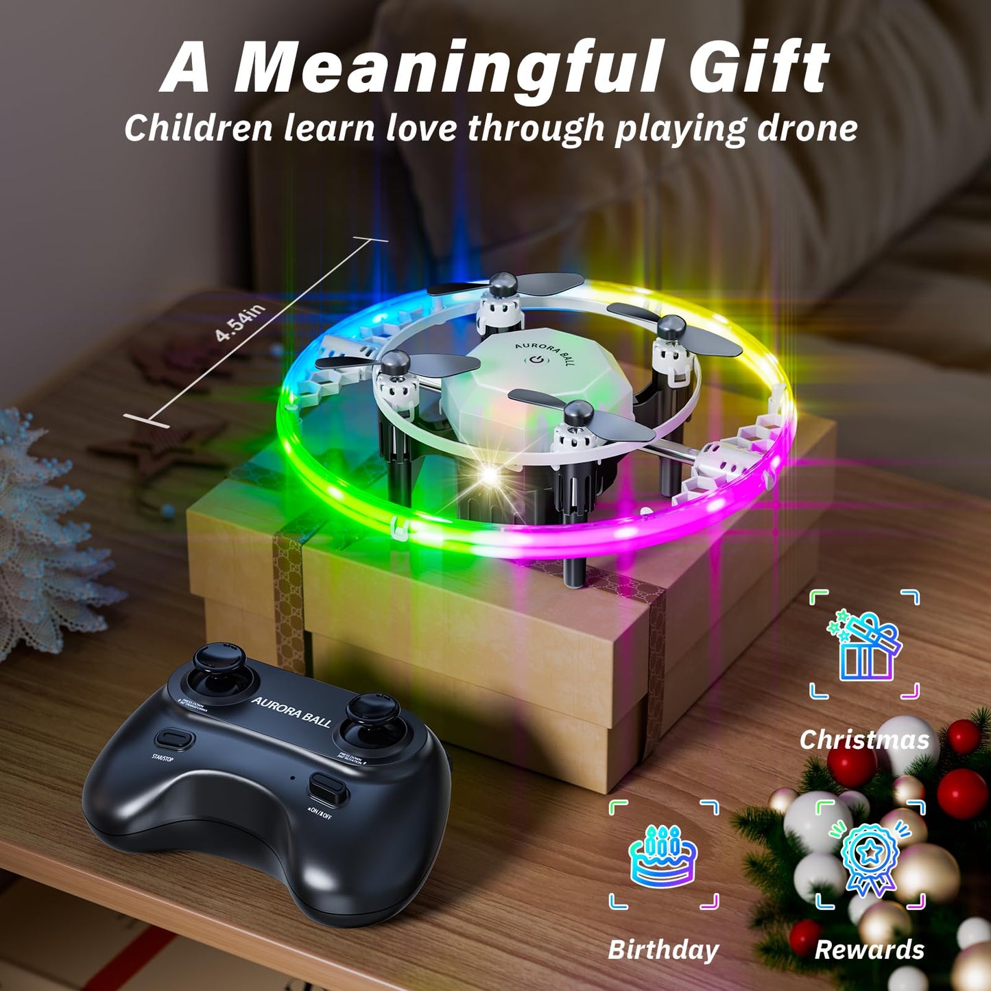 Drones for Kids, 2025 Mini RC Drone Quadcopter with 360 Degree Flip, 90 Degree Surround Flight, 8, 9, 10, 11, 12 Years Old Boys and Girls Ideal Gift Toys