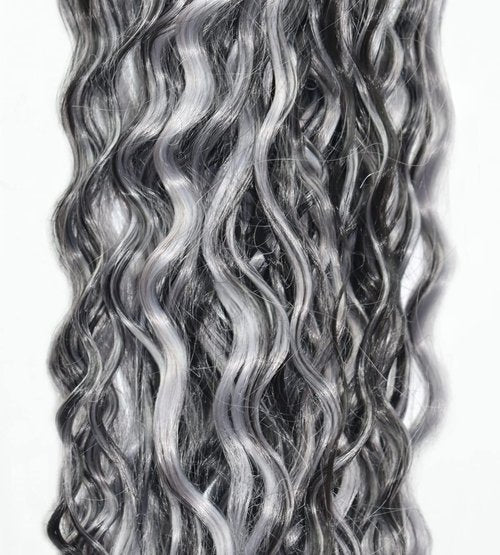 Luxvogue Bundles Human Hair 14 16 18 Inch Jerry Curly P4/GREY Human Hair Bundles 11A Unprocessed Brazilian Virgin Hair Quick Weave for Black Women