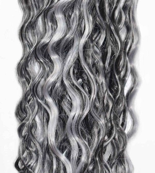 Habiliana Bundles Human Hair 20 22 24 Inch Jerry Curly Wave P1B/GREY Human Hair Bundles 11A Unprocessed Brazilian Virgin Quick Weave Hair Extensions for Black Women