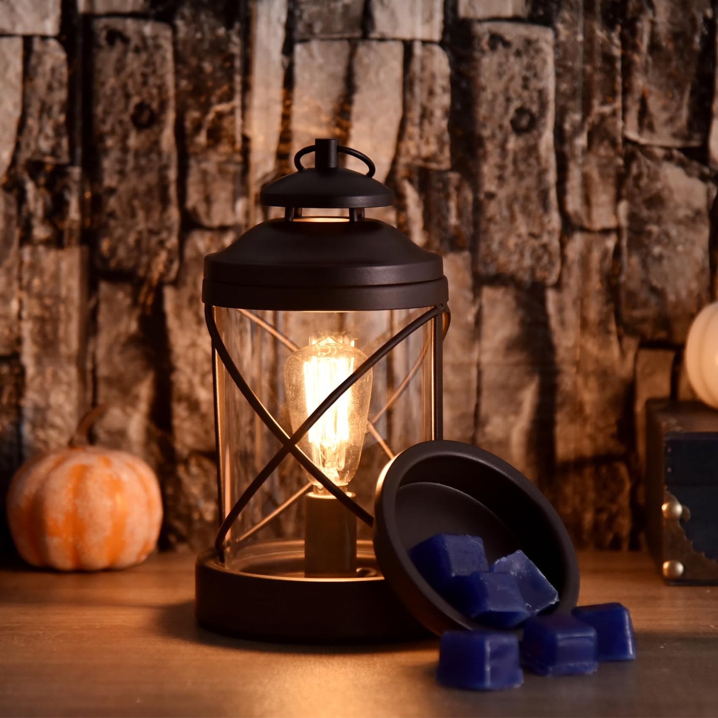 Lovelylly Wax Melt Warmer,Edison Light Bulb Candle Wax Burner,Electric Wax Warmer,Wax Warmer for Scented Wax,Candle Wax Warmer for Home Office Gifts & Decor
