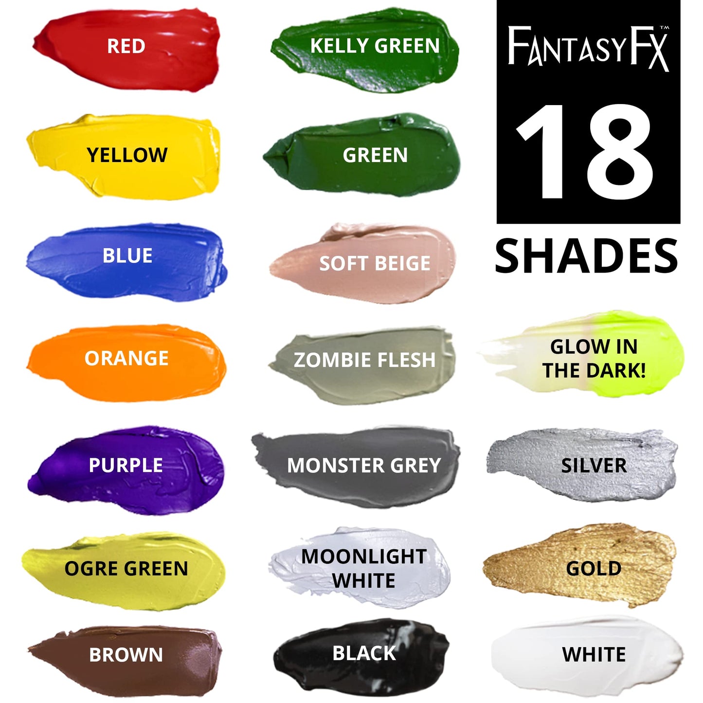 Mehron Makeup Fantasy FX Cream Makeup | Water Based | Halloween | Wolfman Brown Face & Body Paint For Adults 1 fl oz (30ml) (Wol