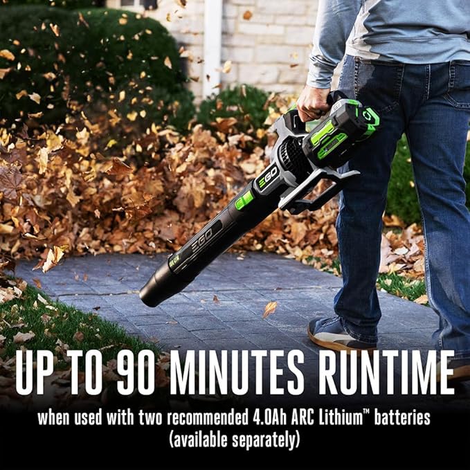 EGO Power+ Leaf Blower, Cordless Electric 880 CFM, Battery and Charger Not Included - LB8800