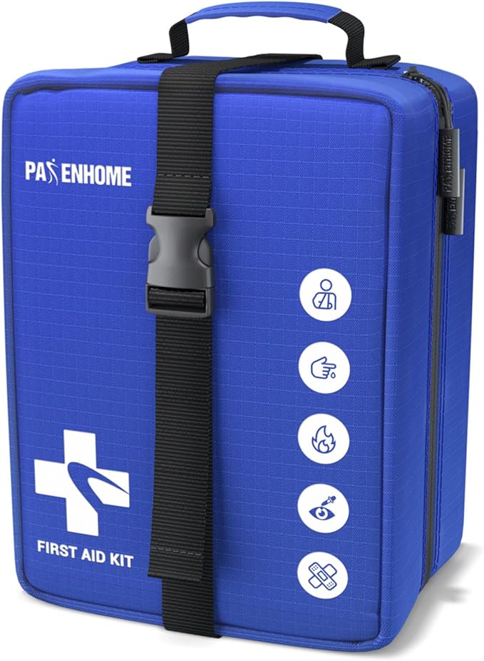 Professional 506 PCS First Aid Kit – 4-in-1 Detachable Emergency Medical Kit for Home, Car, Travel, Camping, Hiking, Workp...