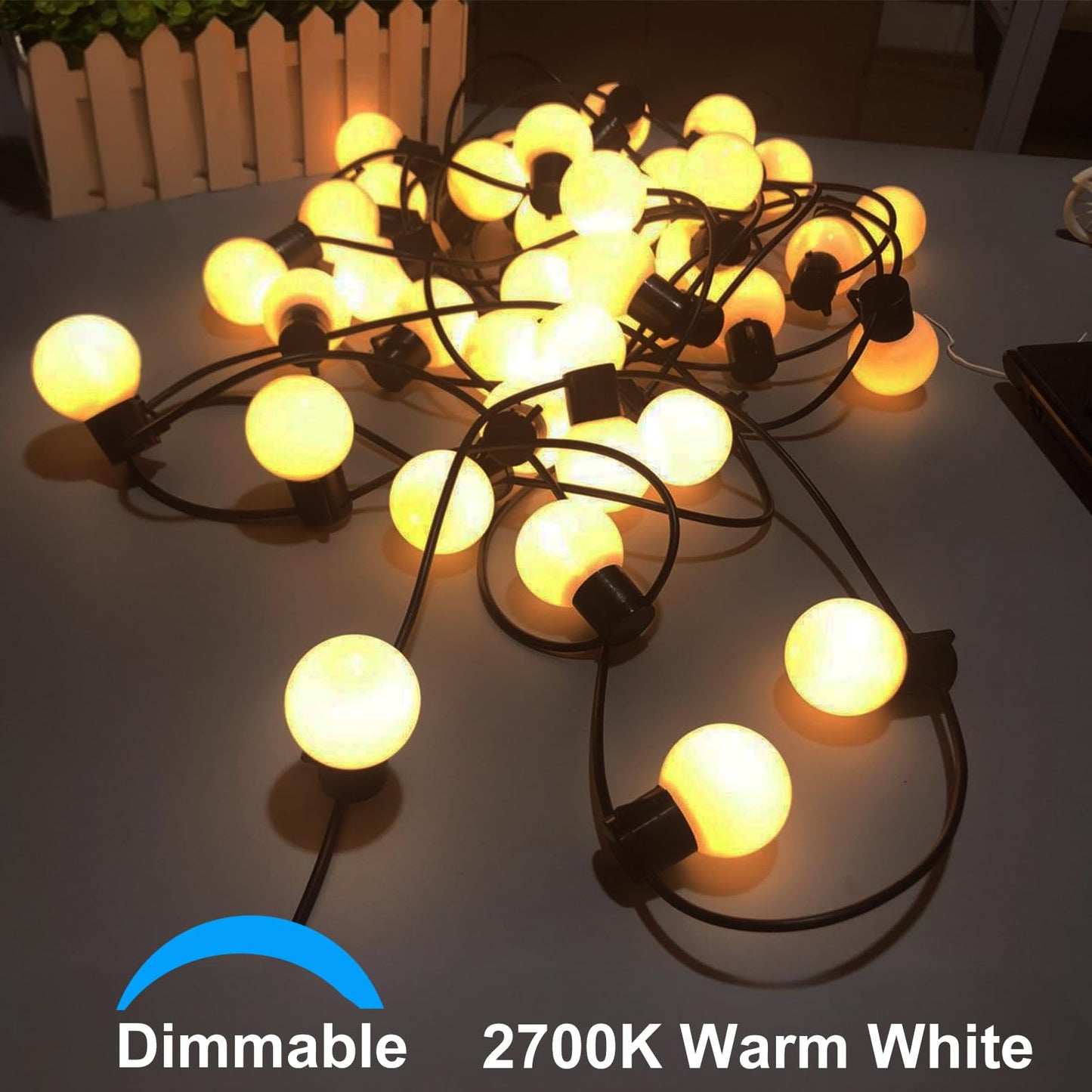 PaeorRorL LED G40 Light Bulb,15W Equivalent,1.5W E26 Base Low Power Light Bulbs for Night Light Bathroom Bedside Accent Lamps Appliance Bulb,Frosted,150 Lumen, 2700K Warm White, CRI 90+,Pack of 4