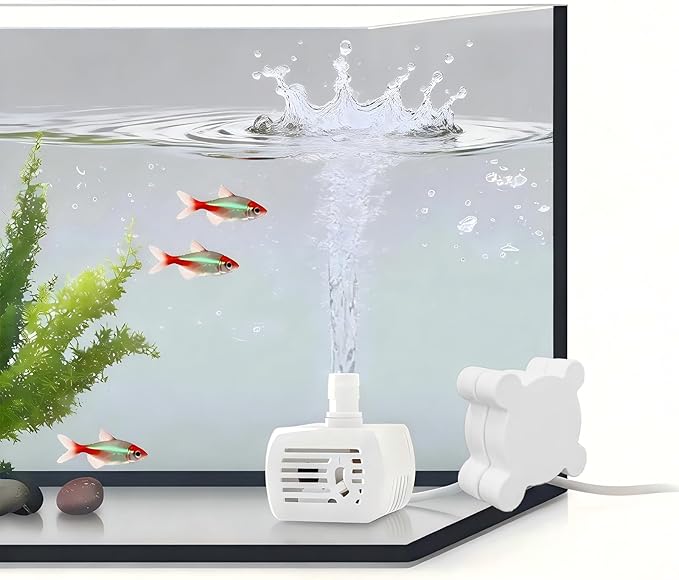 Wireless Induction Aquarium Small Water Pump For Fish Tank,Ultra Quiet 4.5w Fountain Submersible Pump With Adjustable Flow...
