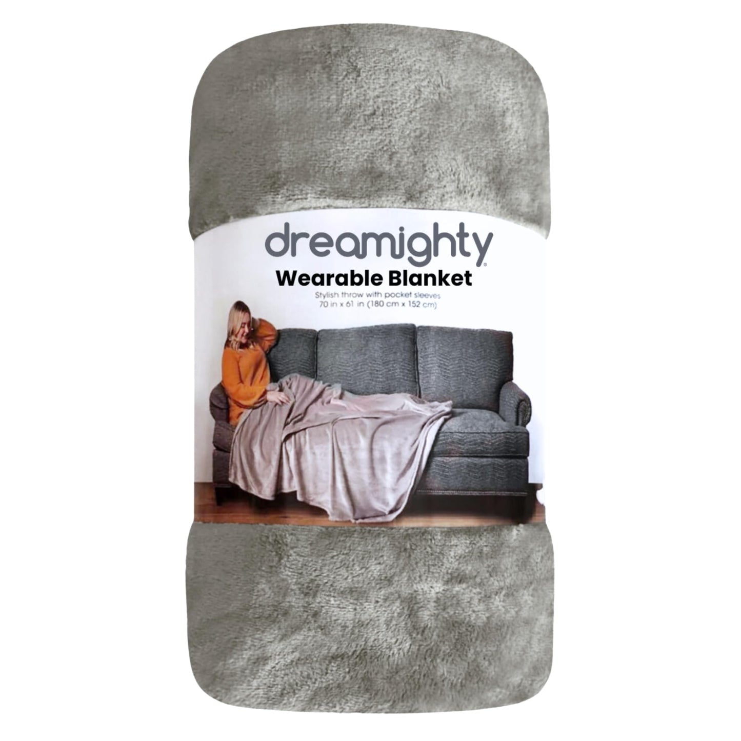 Super Blanky Wearable Blankets for Women, Adult Wearable Blanket Men, Dorm Room Essentials for Girls, Girlfriend Gifts for Women, Girlfriend Birthday Gifts for her, Chemotherapy Must Haves, Light Gray