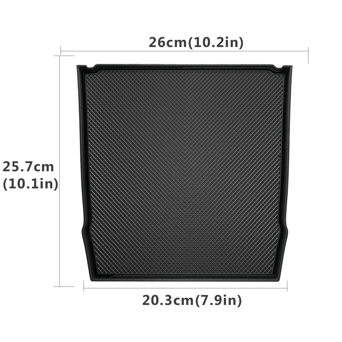 Auovo Dashboard Mats for Subaru Forester Accessories 2019-2024/ Crosstrek 2018-2023 / Impreza 2018-2023 Car Interior Silicone Material Dash Pad Liner (Upgrade,1 pcs All Black Trim Dashboard Mat)