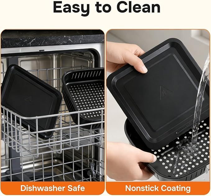 Simple Deluxe 10-in-1 Air Fryer Oven 12.6 Qt, Digital Preset Airfryer with Visible Window, Nonstick and Dishwasher-Safe Basket, Air Fry, Roast, Bake, Dehydrate, Fries, 1700W, Gary