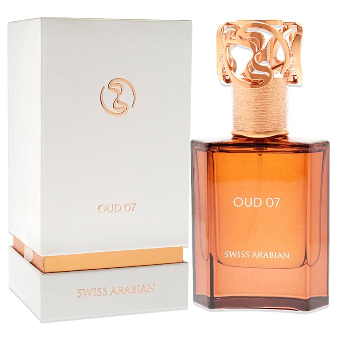 Swiss Arabian Oud 07 - Luxury Products From Dubai - Long Lasting, Addictive Personal EDP Spray Fragrance - Seductive Signature Aroma - 1.7 Oz