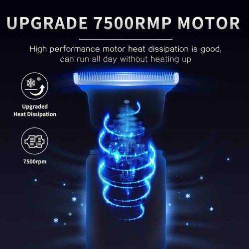 Ufree Beard Trimmer for Men and Mustache T Blade Liners Trimmer Set, Shaving Kit for Mustache Body Nose Ear Hair Facial, Electric Razor for Men