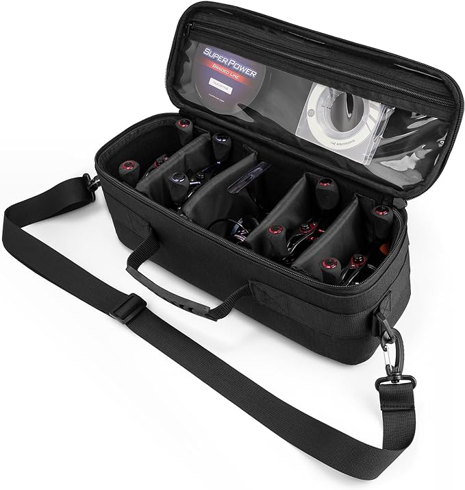 KastKing Fishing Reel Case Medium & Large, Customize Storage, Shockproof Internal Divider Design, Rigid Structural Loadmas...