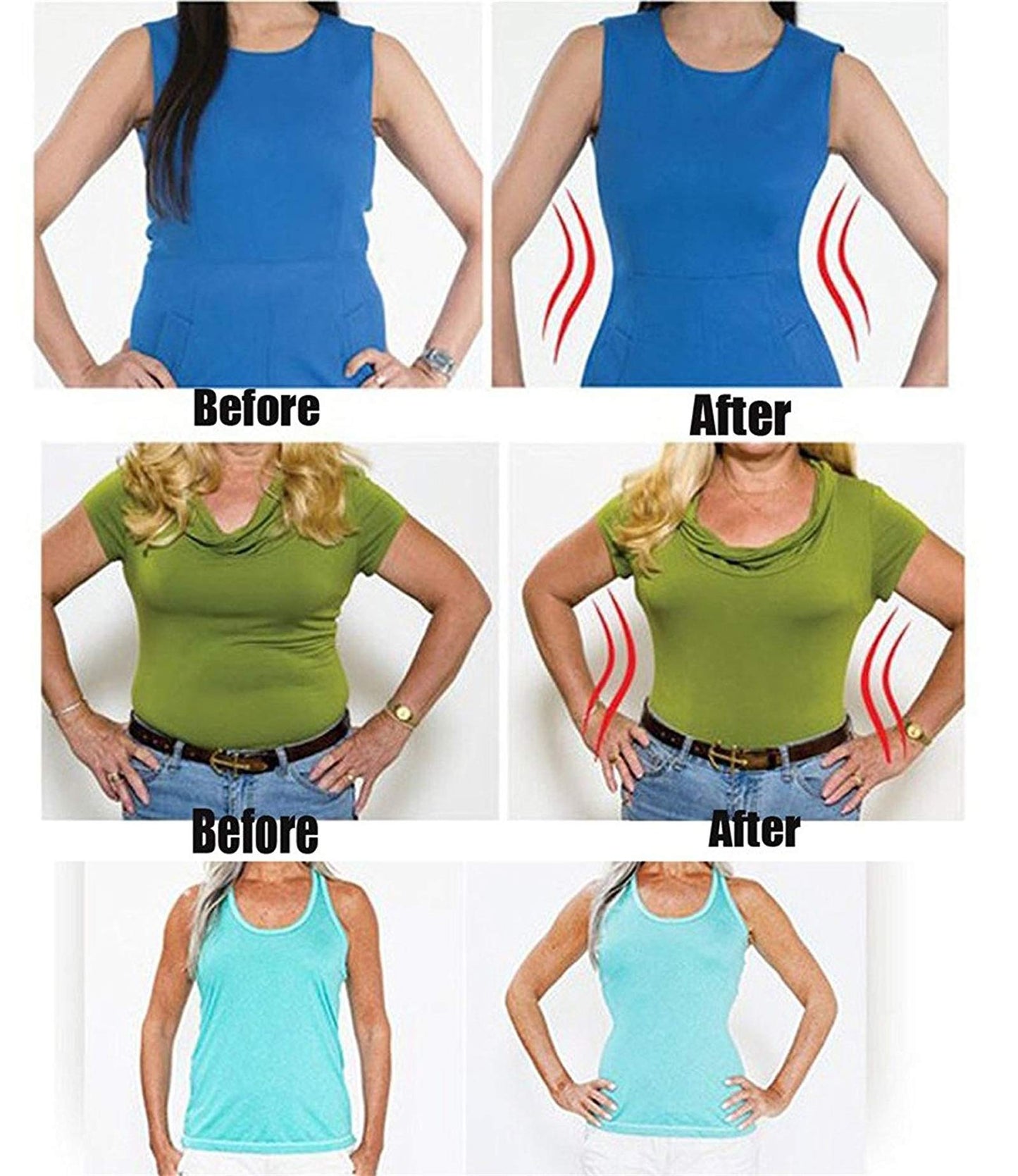 VENUZOR Waist Trainer Belt for Women - Waist Cincher Trimmer - Slimming Body Shaper Belt - Sport Girdle Belt (UP Graded)(Blue,X-Large)