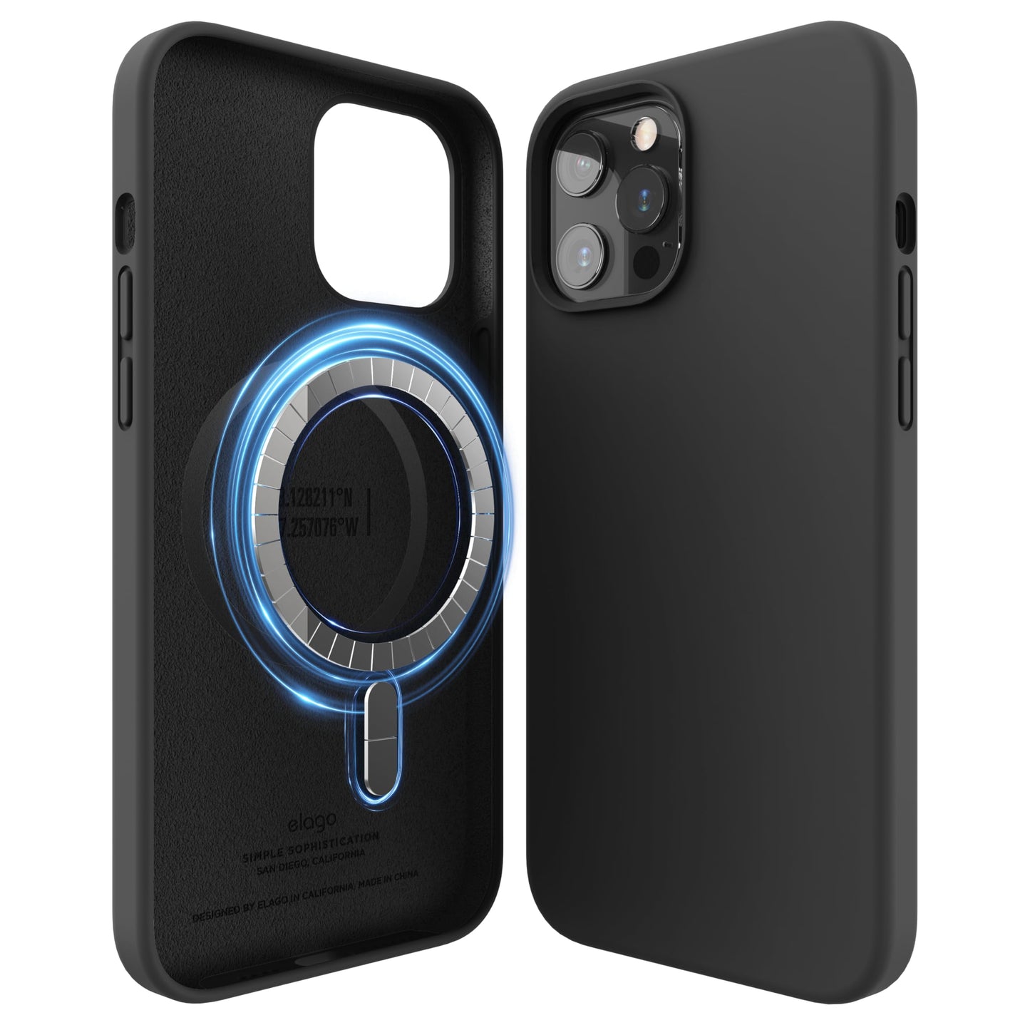 Elago Magnetic Silicone Case Compatible With Magsafe Compatible With Iphone 12 And Compatible With Iphone 12 Pro 6.1 Inch - Buil