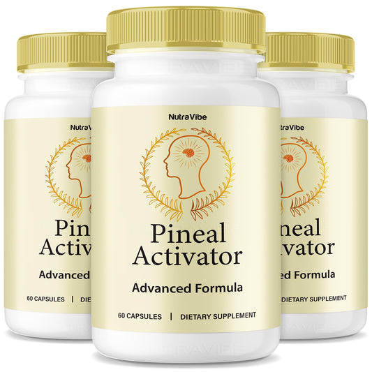 (3 Pack) Pineal Activator Capsules – Natural Pineal Gland Support for Clarity, Focus, Memory Sharpness and Restful Balance | PinealActivator Easy-to-Take Daily Pills, Original Formula (180 Capsules)