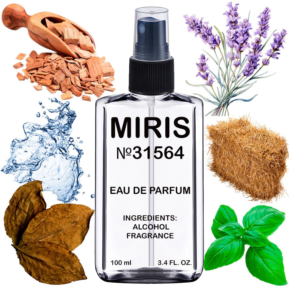 MIRIS No. 31564, Inspired by Dg Intenso, Long-Lasting Eau de Parfum for Men, Spray 3.4 Fl Oz / 100 ml