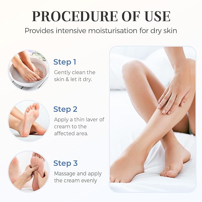 60% Urea Hydrating and Anti-Cracking Foot Cream, 2026 New Hand and Foot Cream Urea Moisturizer, Moisturising and Relieves Cracking and Dryness Foot Creams (2)