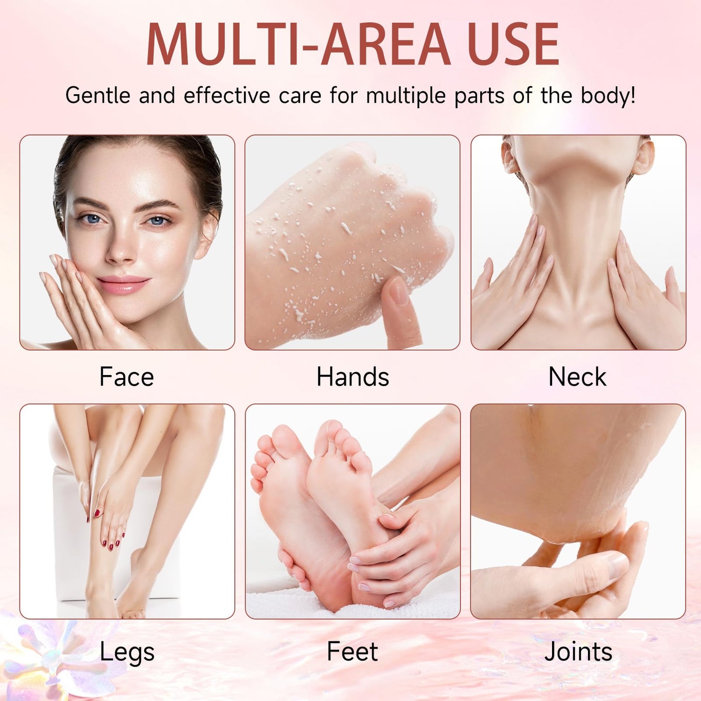 Purifying Exfoliating Gel, Facial Exfoliator Cleanser, Face Scrub, Natural Exfoliating Gel Purifying Cream, Gentle for Face Body