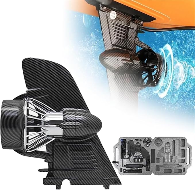 Aniwini Rechargeable Electric Surfboard Fin, Stand-Up Paddle Board Thruster, Portable Underwater Motor with Remote Control...