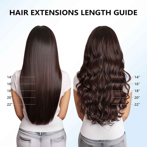 COOKAYU Clip in Hair Extensions Human Hair, 8/60 Ash Brown to Platinum Blonde Ombre Real Hair Extensions Clip in Human Hair, 16inch 120g 7Pcs