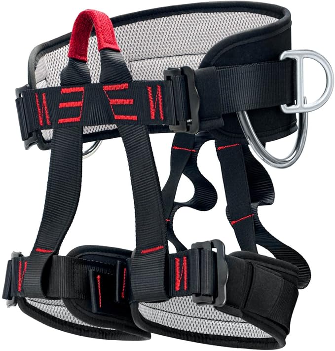 HandAcc Climbing belts, Thicken Professional Large Size Safety Belt for Caving Rock Climbing Fire Rescuing Rappelling Tree...