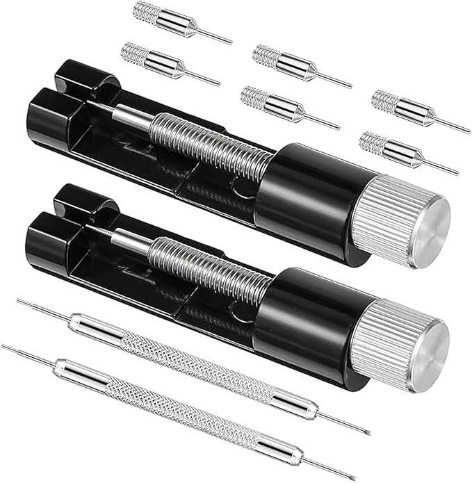 OYWGRICH 2 Pack Watch Link Removal Kit, Watch Repair Tool for Bracelet Adjustment and Replacement, Pin Remover for Sizing ...