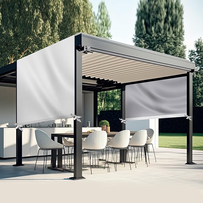 Wowangce Universal Pergola Replacement Canopy Outdoor Canopy Shade Cover Waterproof Shade Top Cover for Outdoor Patio Porc...