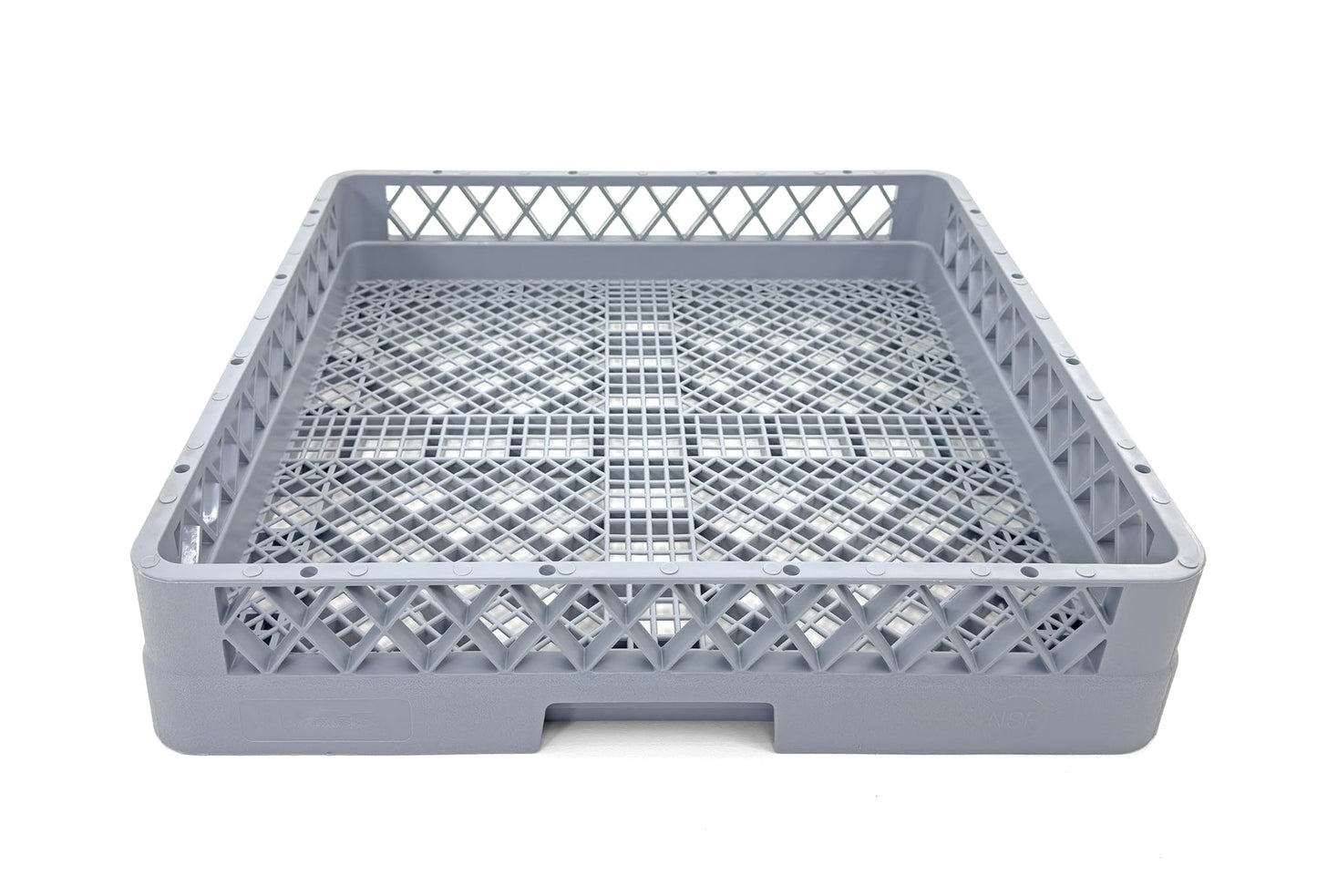 Farag Janitorial Flatware Rack for Commercial Dishwasher | Full Size Combination | Polypropylene (Gray)