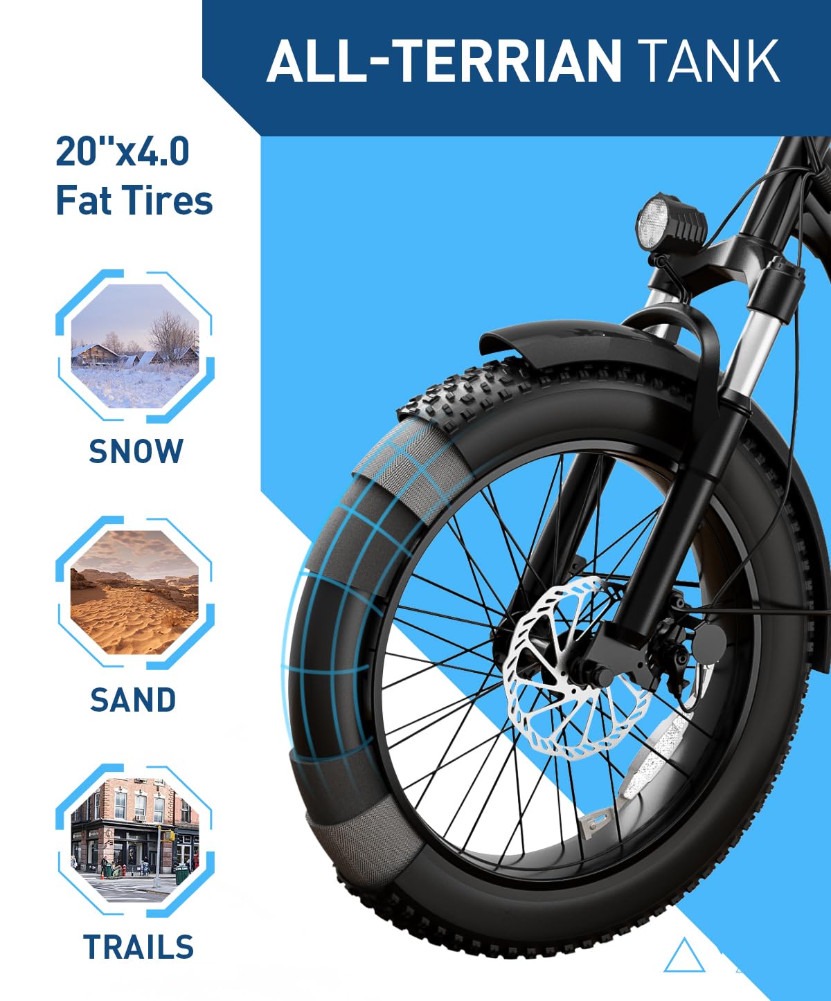 Hiboy EX6F Folding Electric Bike for Adults – 750W Motor, 20x4.0 Fat Tires, Removable Battery, 7-Speed, LCD Display, Phone Mount for Commuting & Adventure (White)